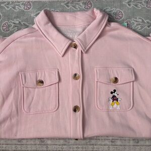 NWOT | Disney Mickey Pink Shacket
